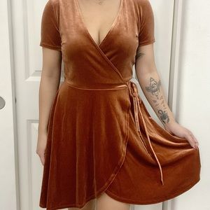 Wrap Skater Dress